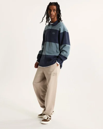 VANS - טרנינג Blocked Box Loose – V00RAX7D6 – mushroom – 5