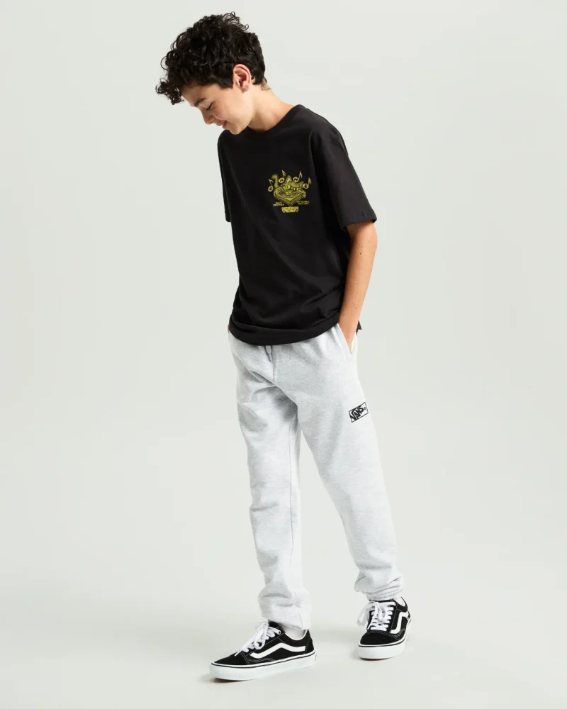 VANS - טי שירט נוער By Scratched Records – V00RCGBLK – black – 5