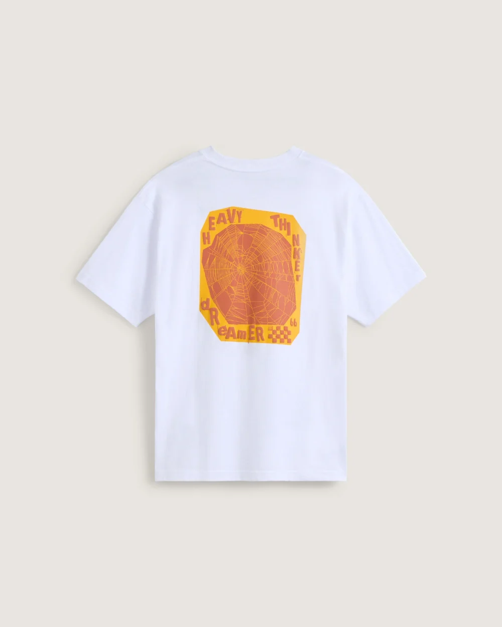 VANS - טי שירט Heavy Thinker Loose – V00RFMWHT – white – 1