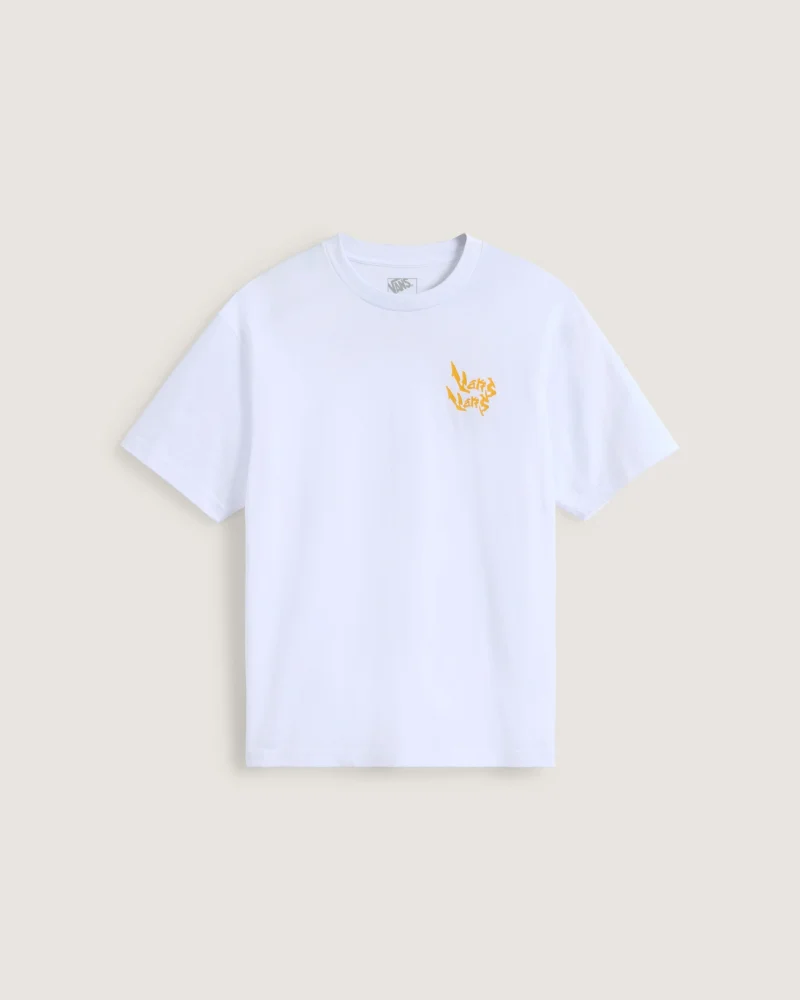 VANS - טי שירט Heavy Thinker Loose – V00RFMWHT – white – 1
