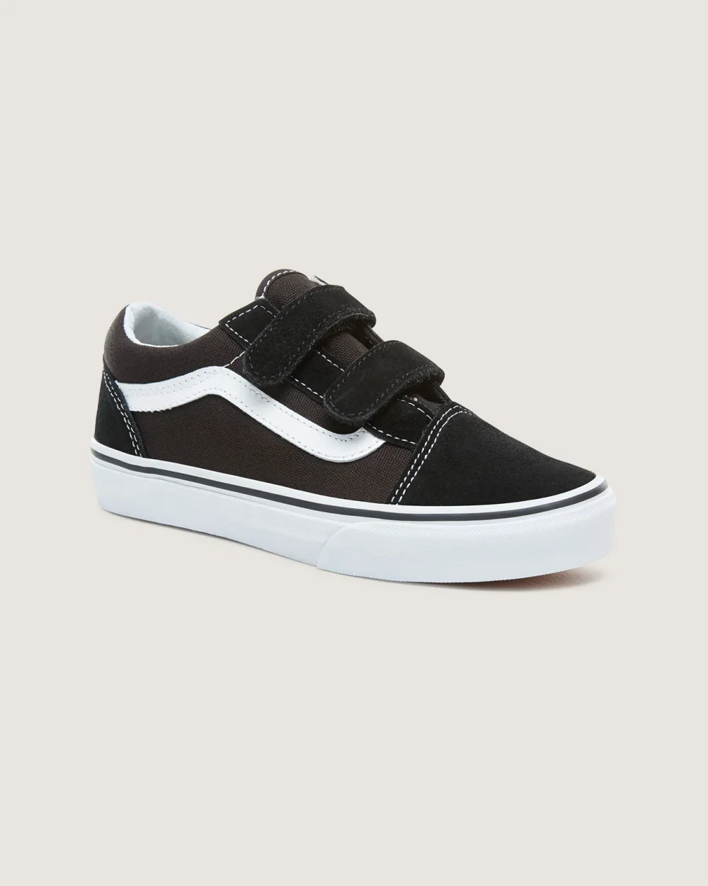 VANS - סניקרס ילדים Old Skool – VVHE6BT – black-true-white – 3