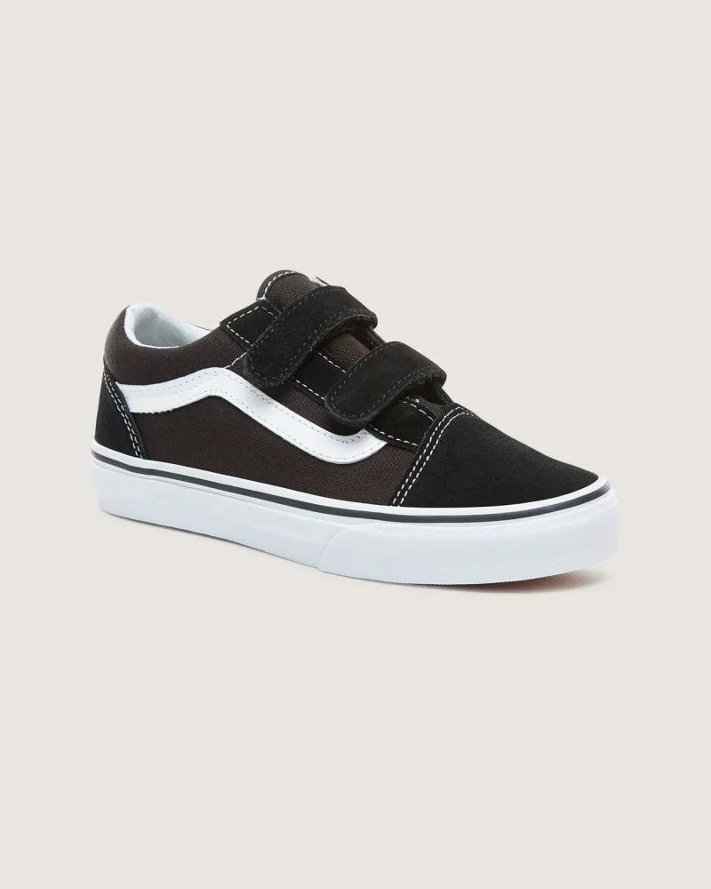 VANS - סניקרס ילדים Old Skool – VVHE6BT – black-true-white – 3