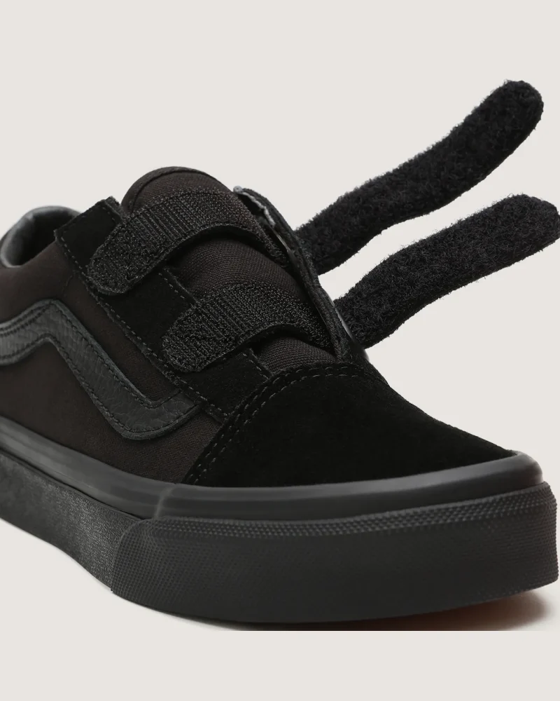 VANS - סניקרס ילדים Old Skool – VVHEENR – blk-blk – 6