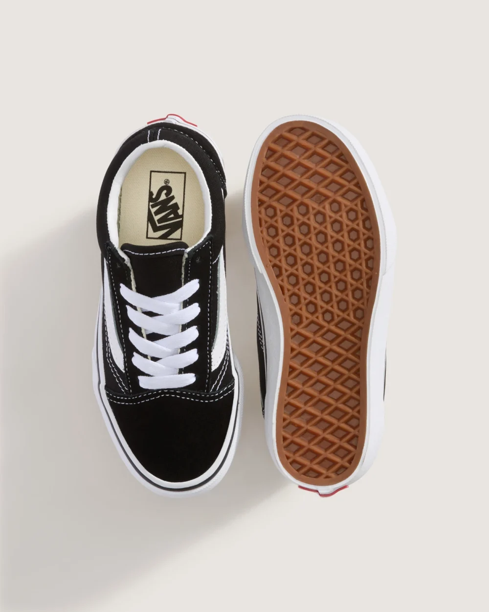 VANS - סניקרס ילדים Old Skool – V00W9T6BT – black-true-white – 2