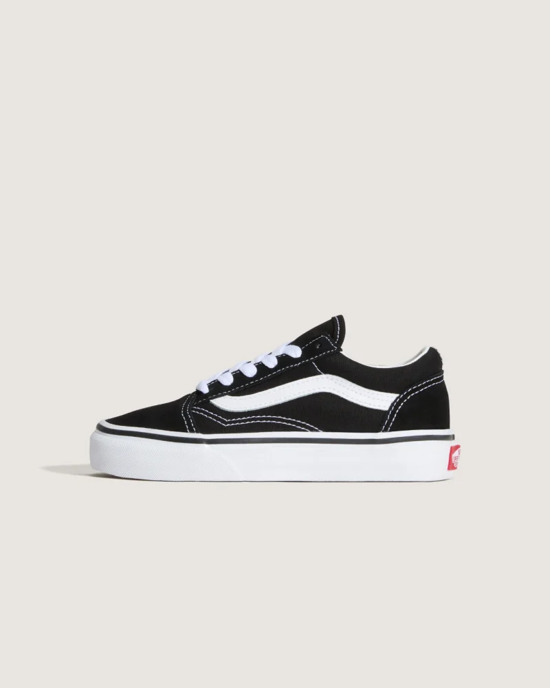 VANS - סניקרס ילדים Old Skool – V00W9T6BT – black-true-white – 1