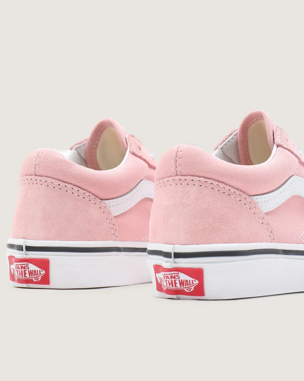 VANS - סניקרס ילדים Old Skool – V00W9T9AL – powder-pink-true-white – 6