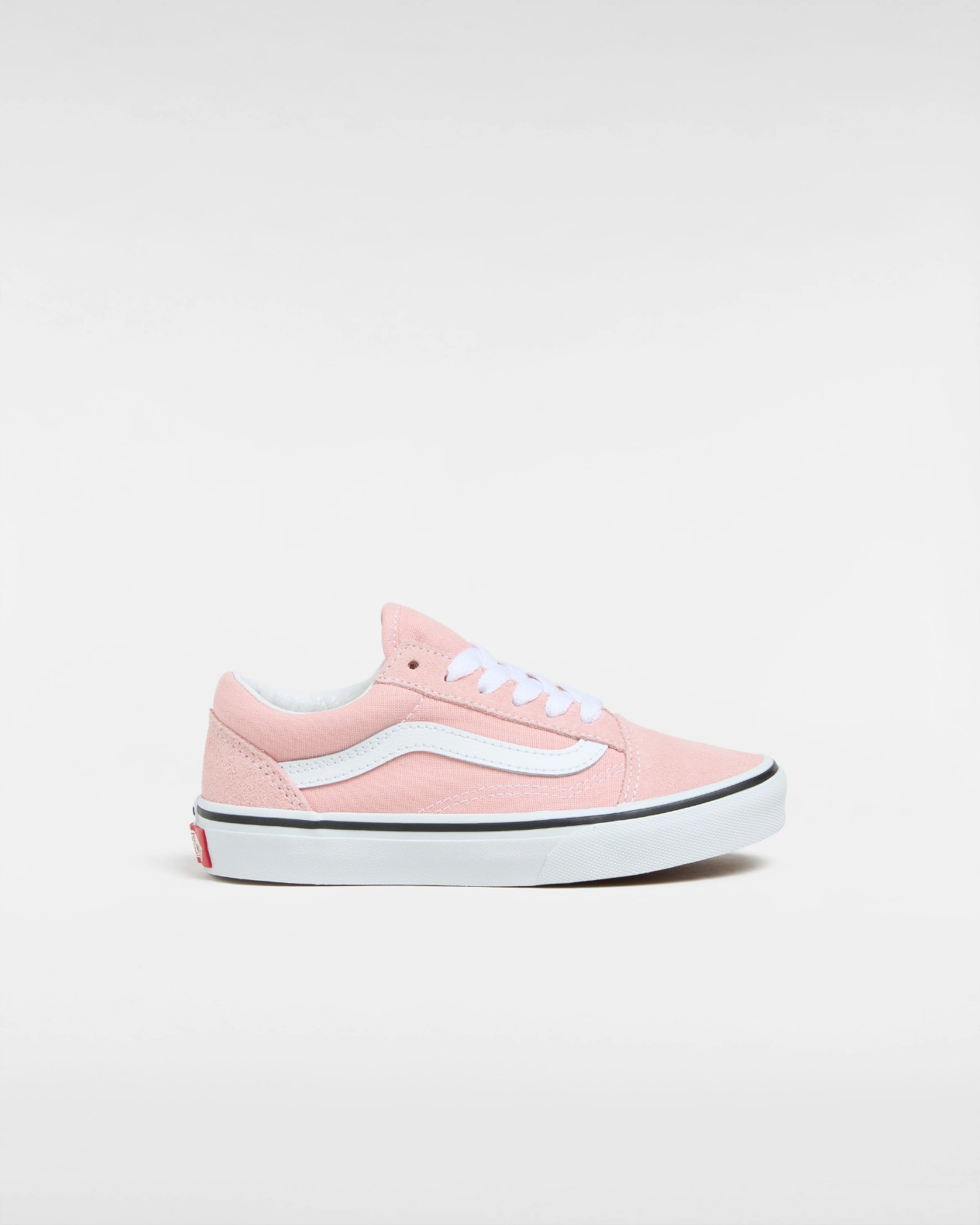 VANS - סניקרס ילדים Old Skool – V00W9T9AL – powder-pink-true-white – 1