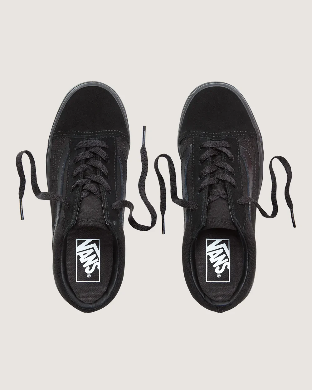 VANS - סניקרס ילדים Old Skool – VW9TENR – blk-blk – 1