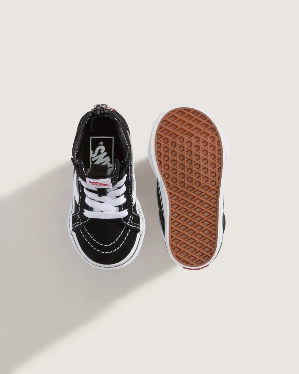 VANS - נעלי תינוקות Sk8-Hi Zip – V00XG5Y28 – black-white – 2