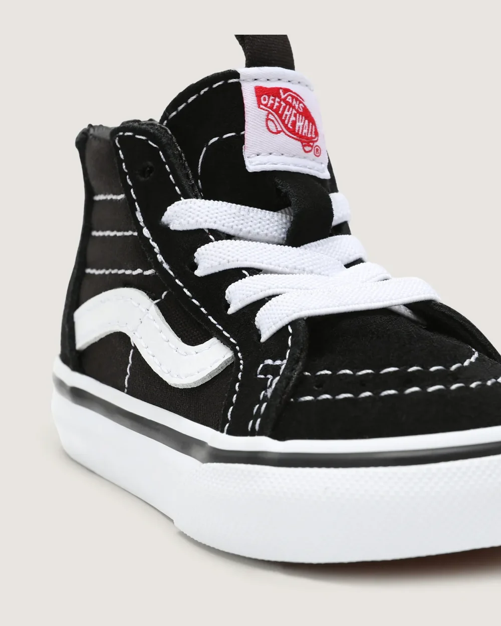 VANS - נעלי תינוקות Sk8-Hi Zip – V00XG5Y28 – black-white – 8