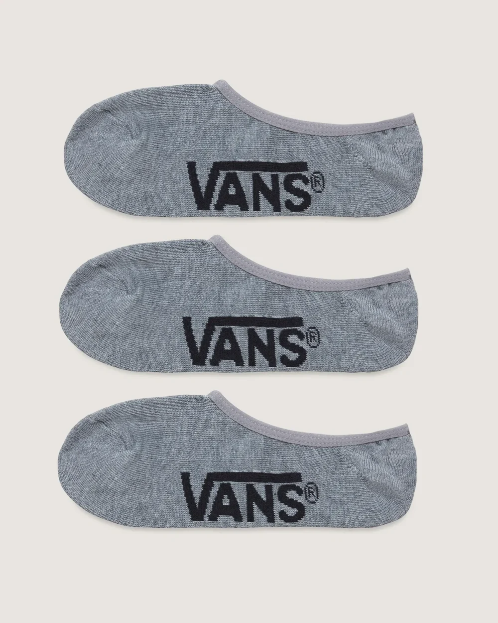 VANS - מארז 3 גרביים Classic Super No Show – VXTTHTG – heather-grey – 1
