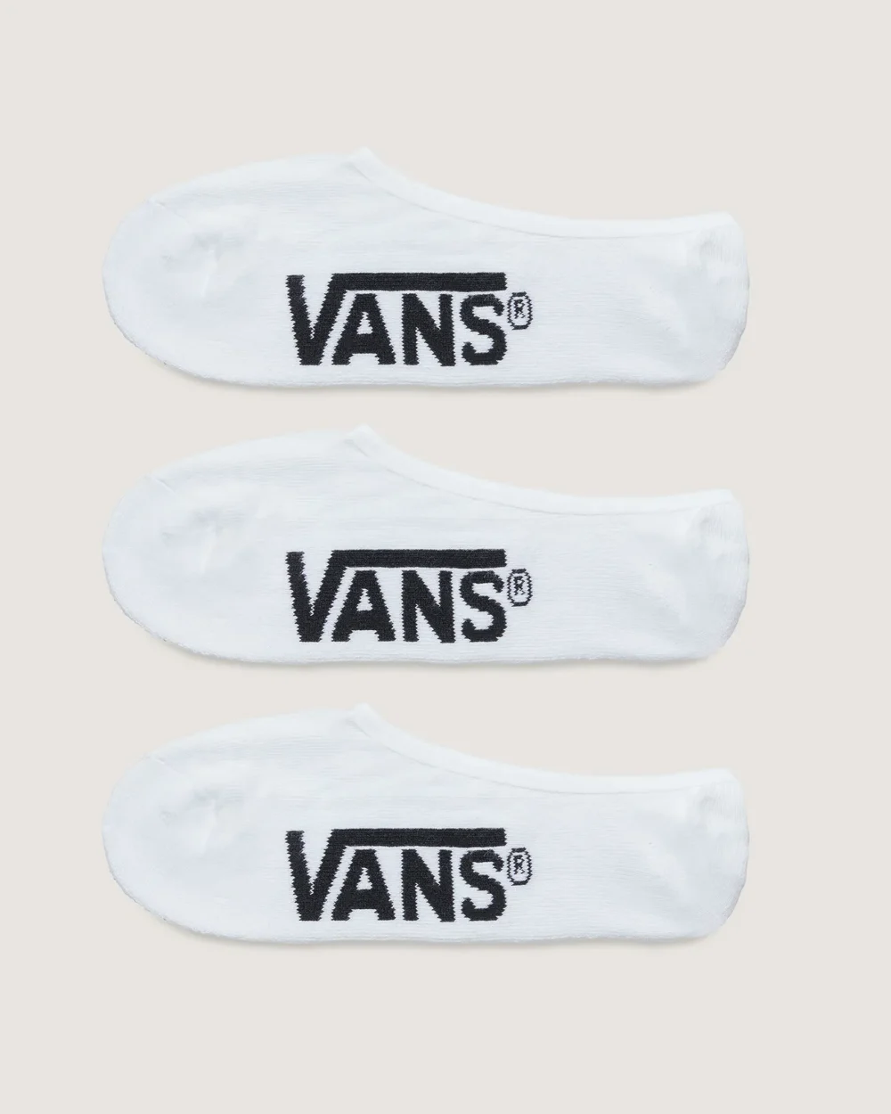 VANS - מארז 3 גרביים Classic Super No Show – VXTTWHT – white – 1