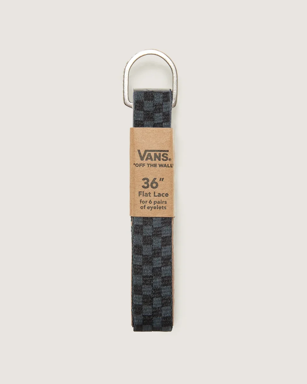 VANS - שרוכים 91.4 ס"מ Vans – VXZYE11 – black-charcoal-checkerboard – 1