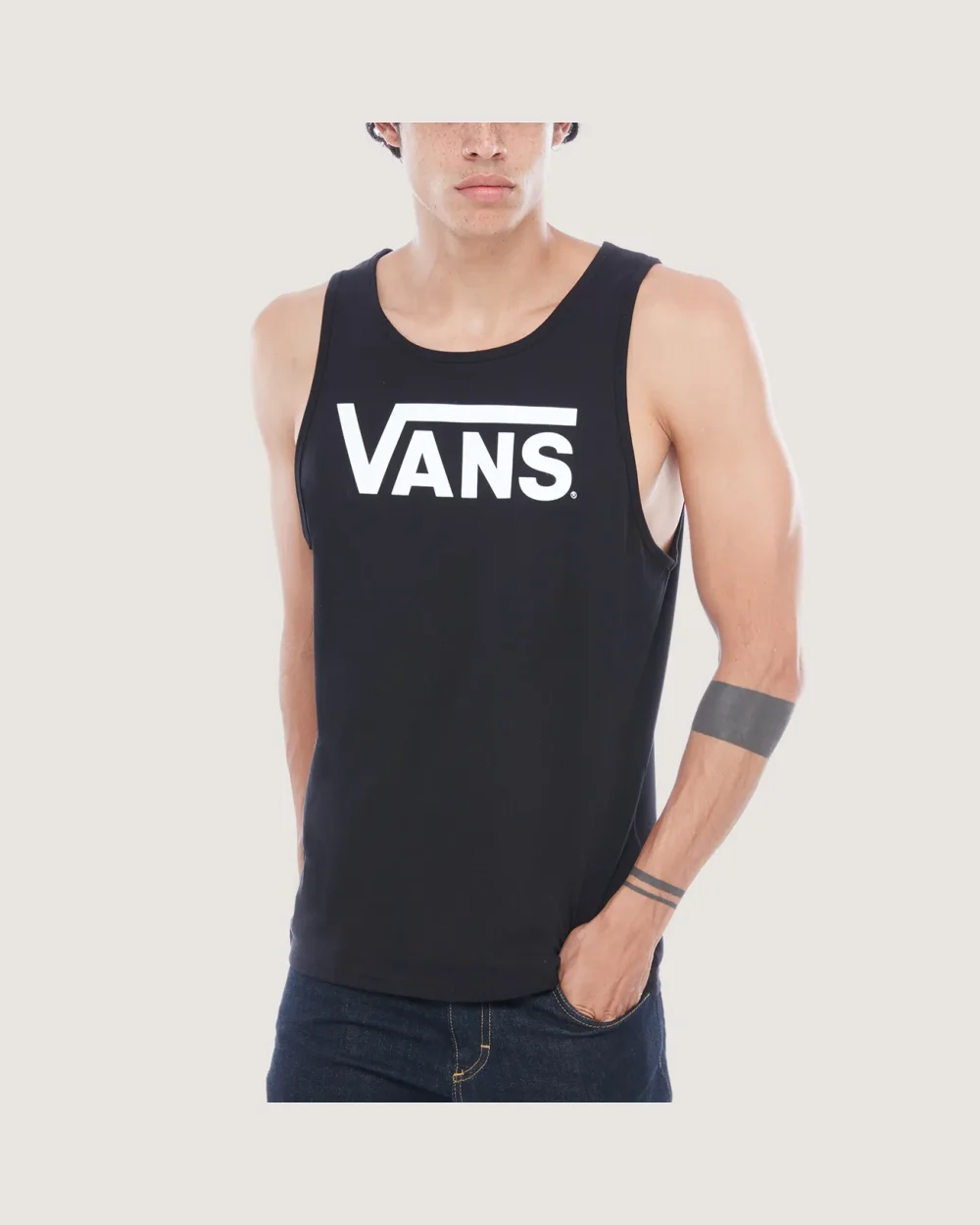 VANS - גופייה Vans Classic – VY8VY28 – black-white – 1