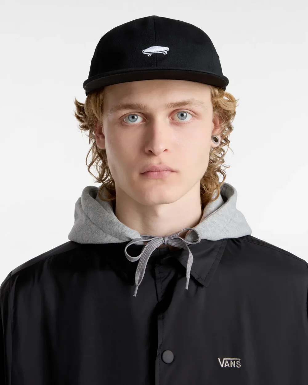 VANS - כובע Salton – V00YXKY28 – black-white – 3