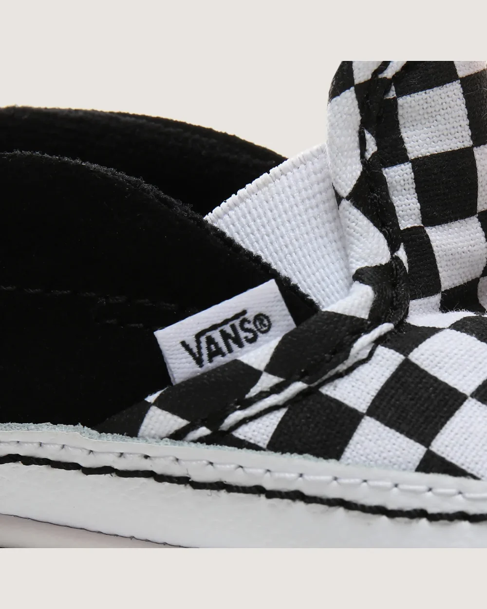 VANS - נעלי תינוקות Slip-On Crib – VA2XSLFB7 – checker-black-truewhite – 7