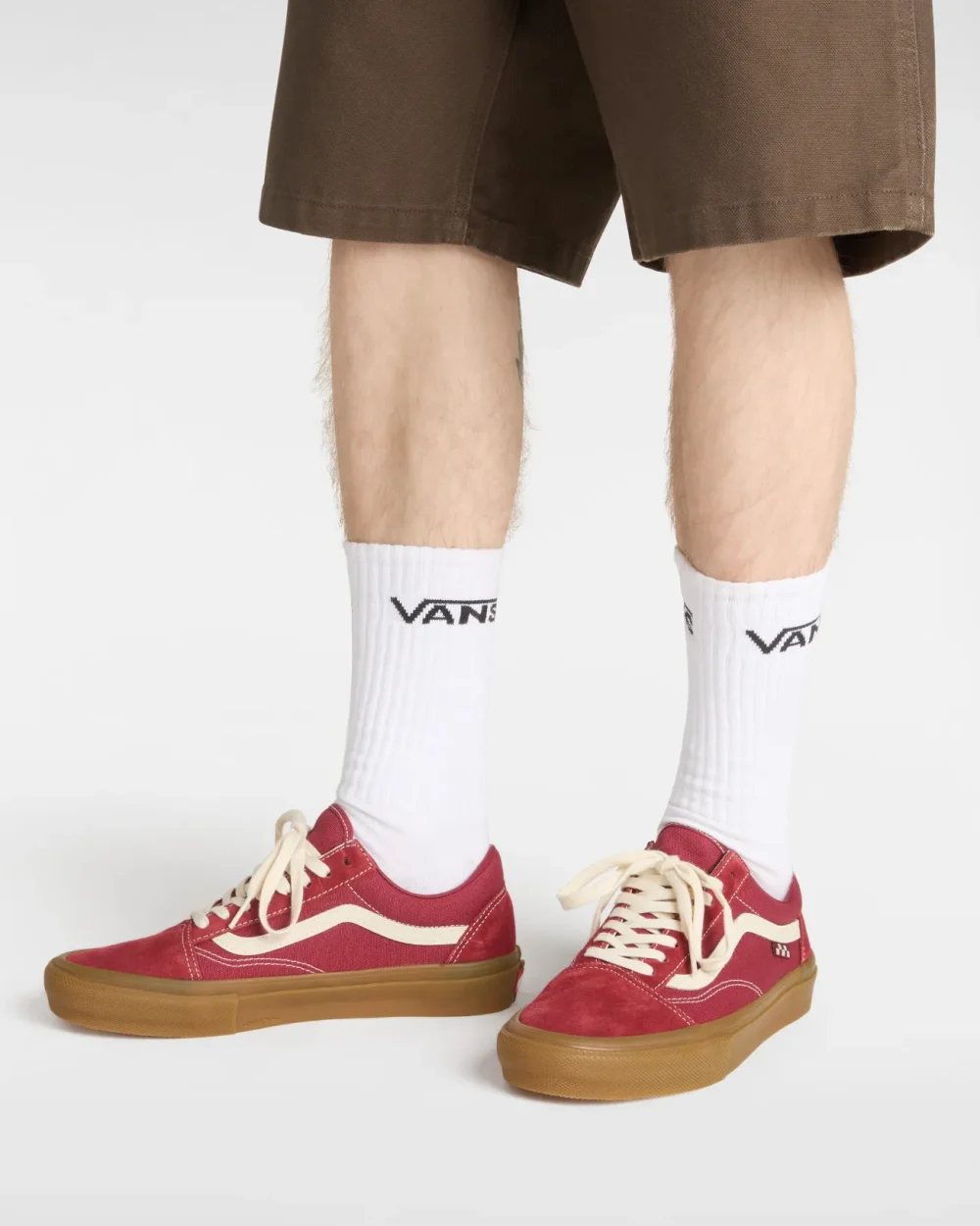VANS - נעלי סקייט Skate Old Skool – VA2Z32CI1 – red-gum – 4