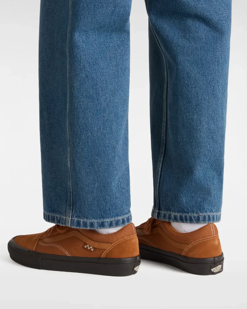 VANS - נעלי סקייט Skate Old Skool – VA2Z32I6D – sienna-chocolate – 4