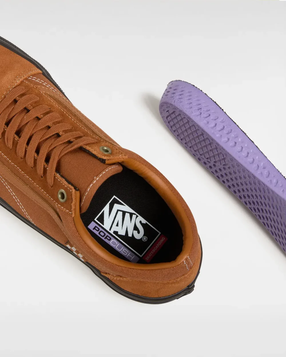 VANS - נעלי סקייט Skate Old Skool – VA2Z32I6D – sienna-chocolate – 5