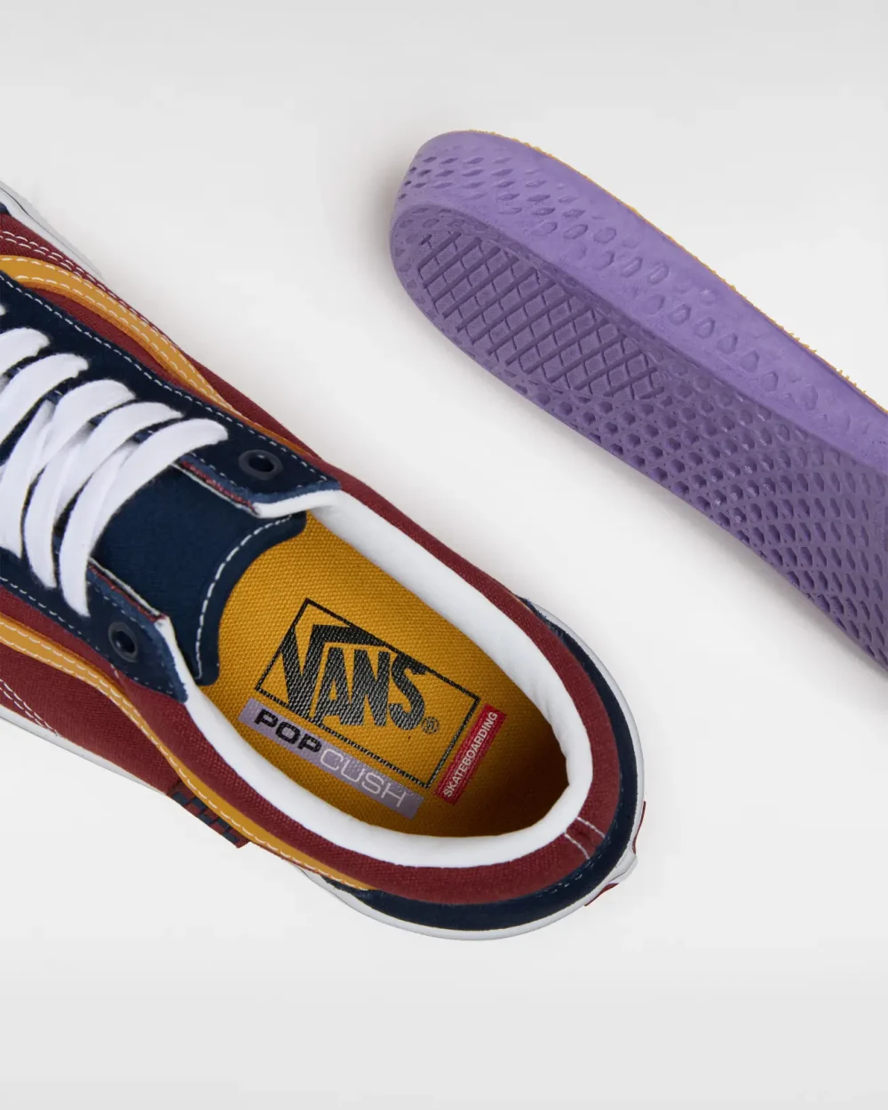 VANS - נעלי סקייט Skate Old Skool – VA2Z32YY3 – navy-burgundy – 5
