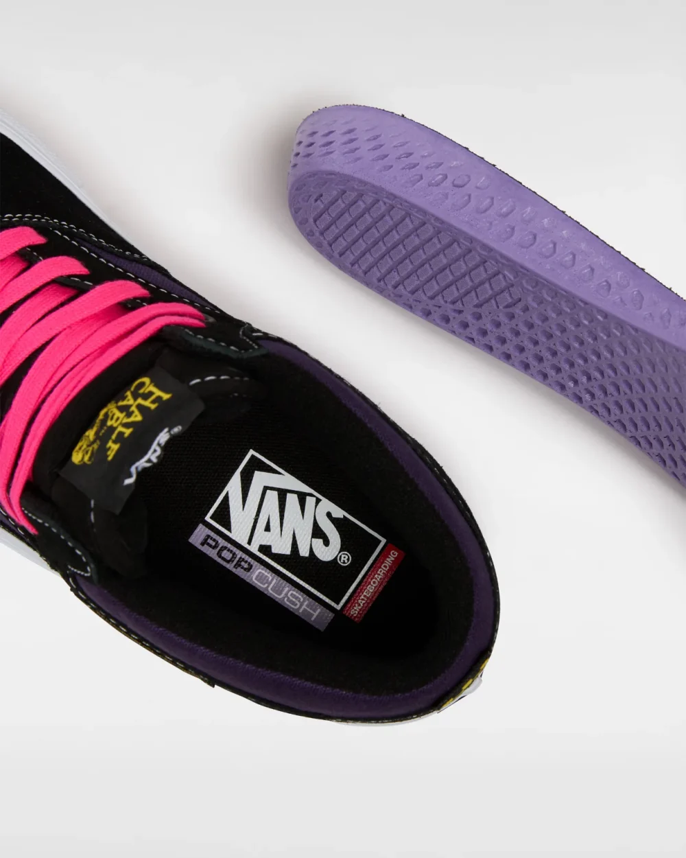 VANS - נעלי סקייט Skate Half Cab – VA2Z34B5P – black-purple – 5