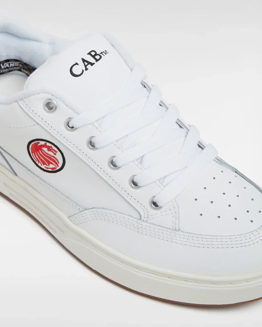 VANS - נעלי סקייט Skate Cab 4 Vcu – VA2Z3DWHT – white – 3