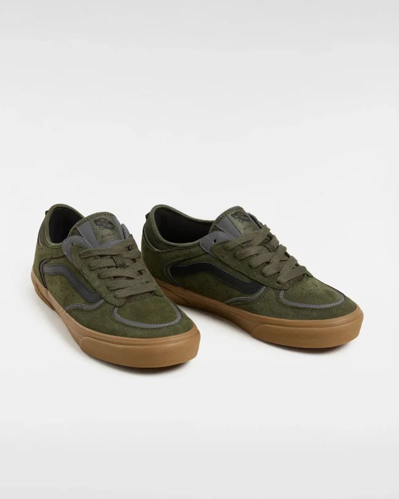 VANS - נעלי סקייט Skate Rowley – VA2Z3O17P – green-gum – 1