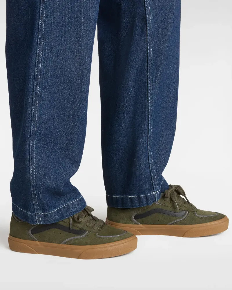 VANS - נעלי סקייט Skate Rowley – VA2Z3O17P – green-gum – 4