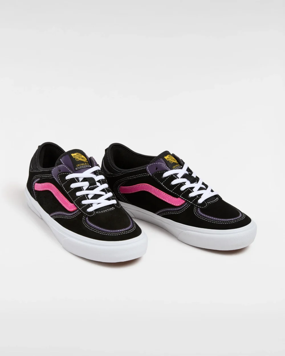 VANS - נעלי סקייט Skate Rowley – VA2Z3OB9P – black-pink – 1