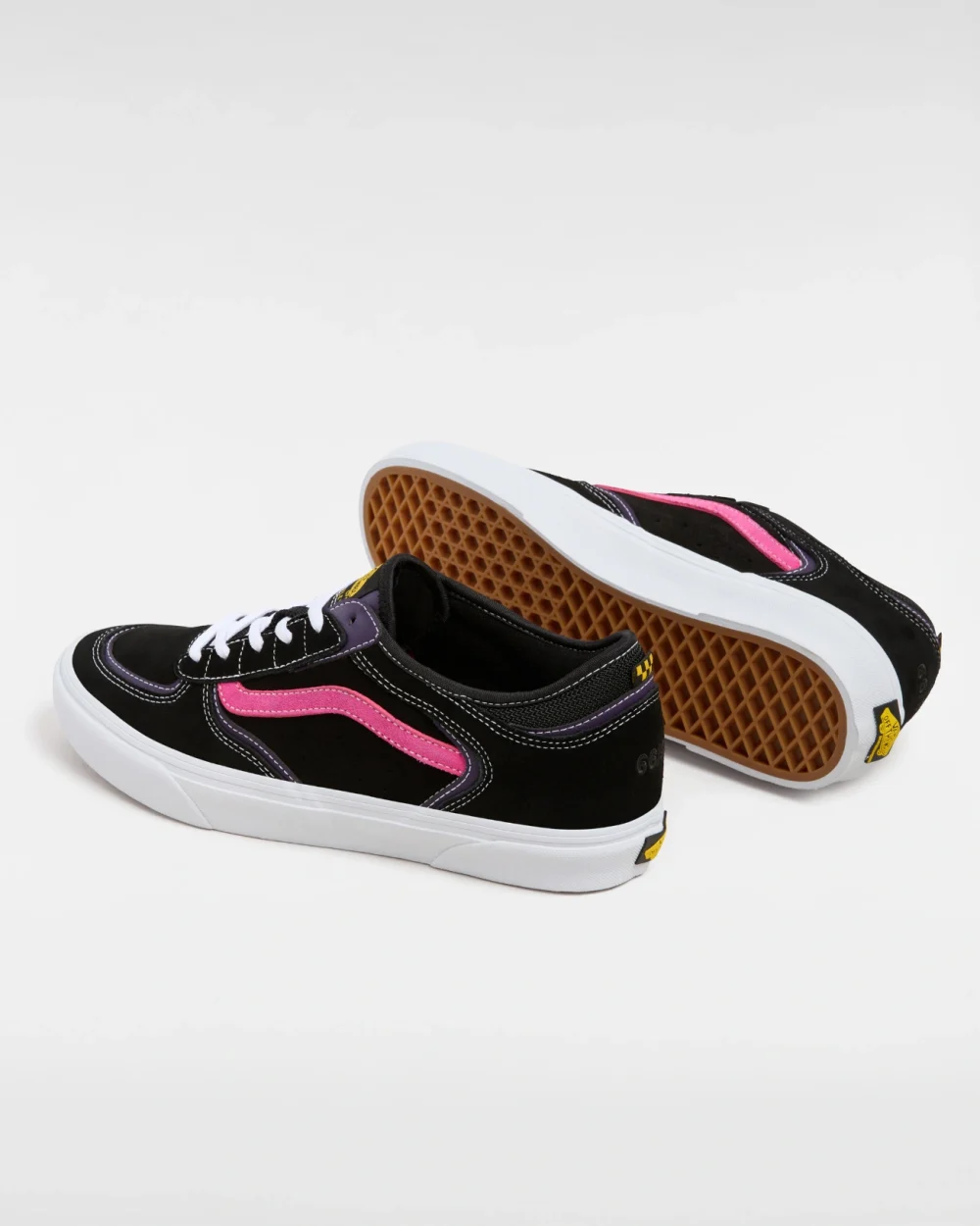 VANS - נעלי סקייט Skate Rowley – VA2Z3OB9P – black-pink – 2