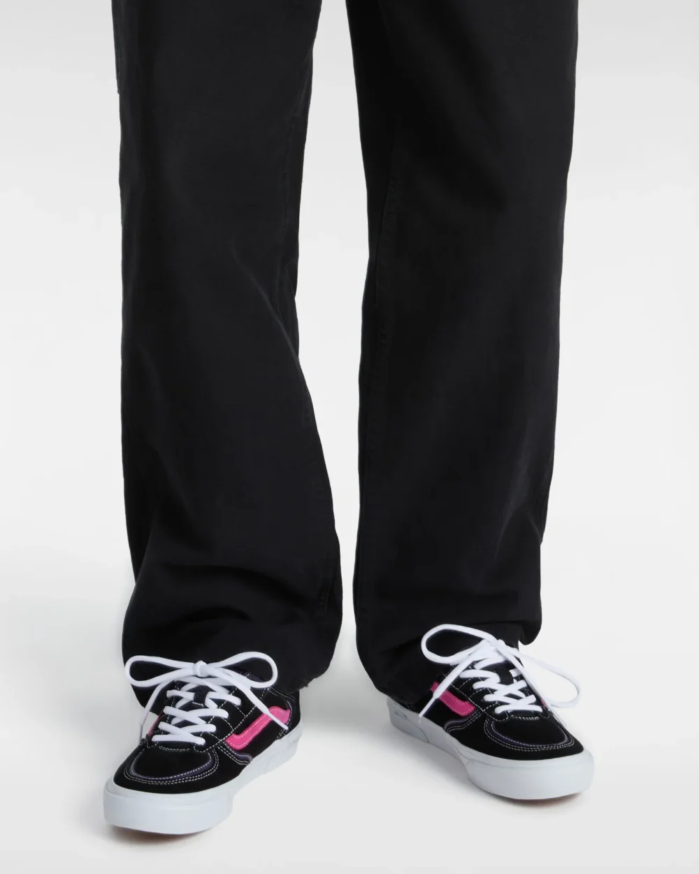 VANS - נעלי סקייט Skate Rowley – VA2Z3OB9P – black-pink – 4