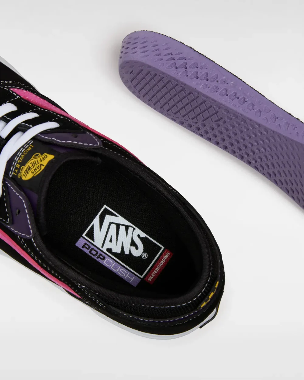 VANS - נעלי סקייט Skate Rowley – VA2Z3OB9P – black-pink – 5