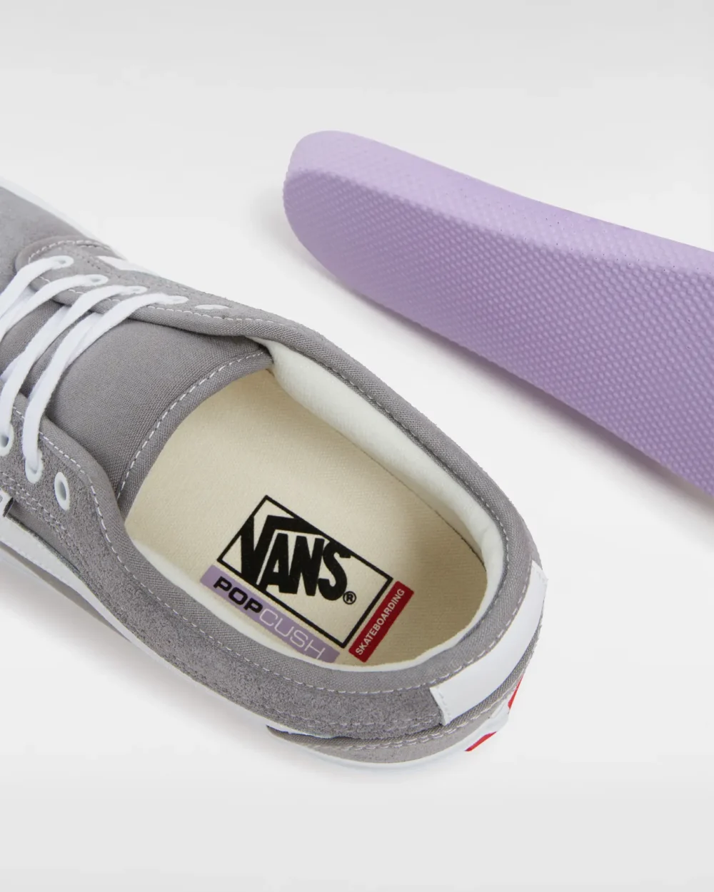 VANS - נעלי סקייט Skate Chukka Low Sidestripe – VA2Z3QLTG – light-grey – 5