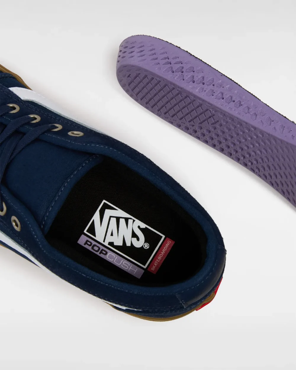 VANS - נעלי סקייט Skate Chukka Low Sidestripe – VA2Z3QNGM – navy-gum – 5