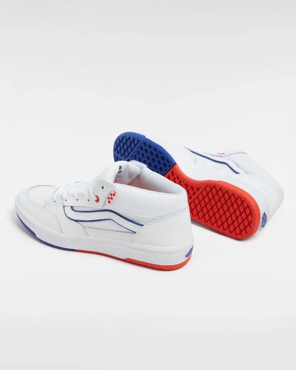 VANS - נעלי סקייט Skate Zahba Mid Athletic – VA2Z3TWTM – athletic-white-multi – 2