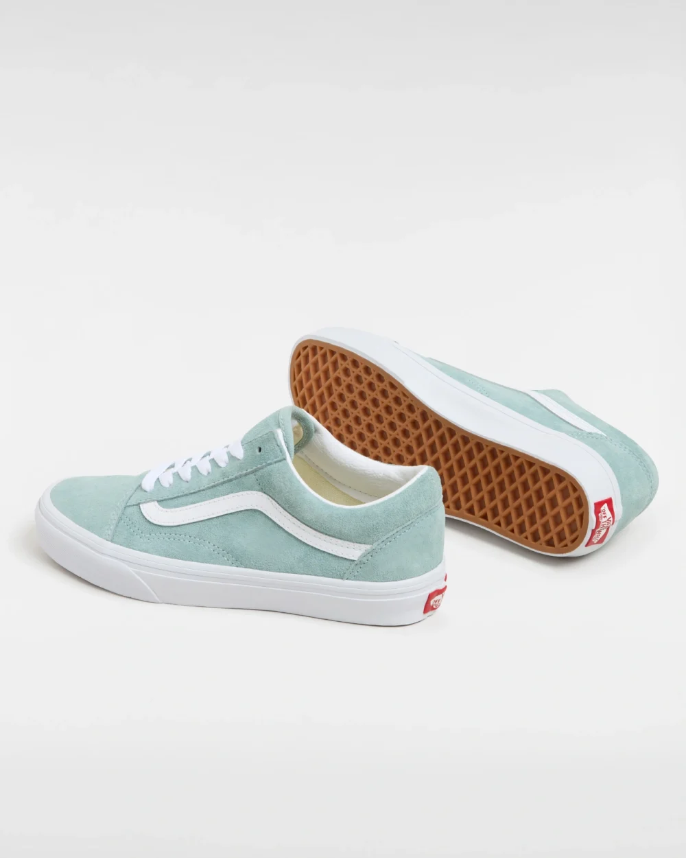 VANS - נעלי סניקרס Old Skool – VA2Z42M8I – pig-suede-gray-mist – 2