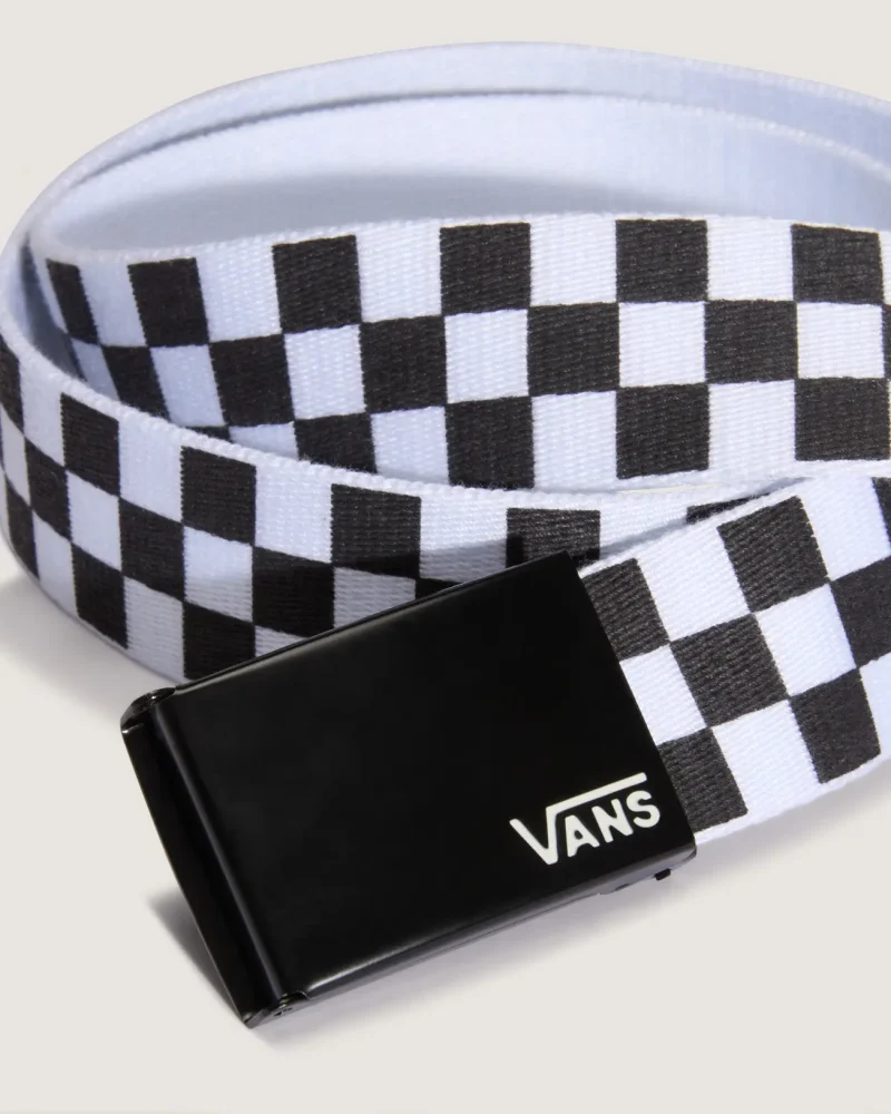 VANS - חגורה Deppster Ii Web – VA31J1Y28 – black-white – 1
