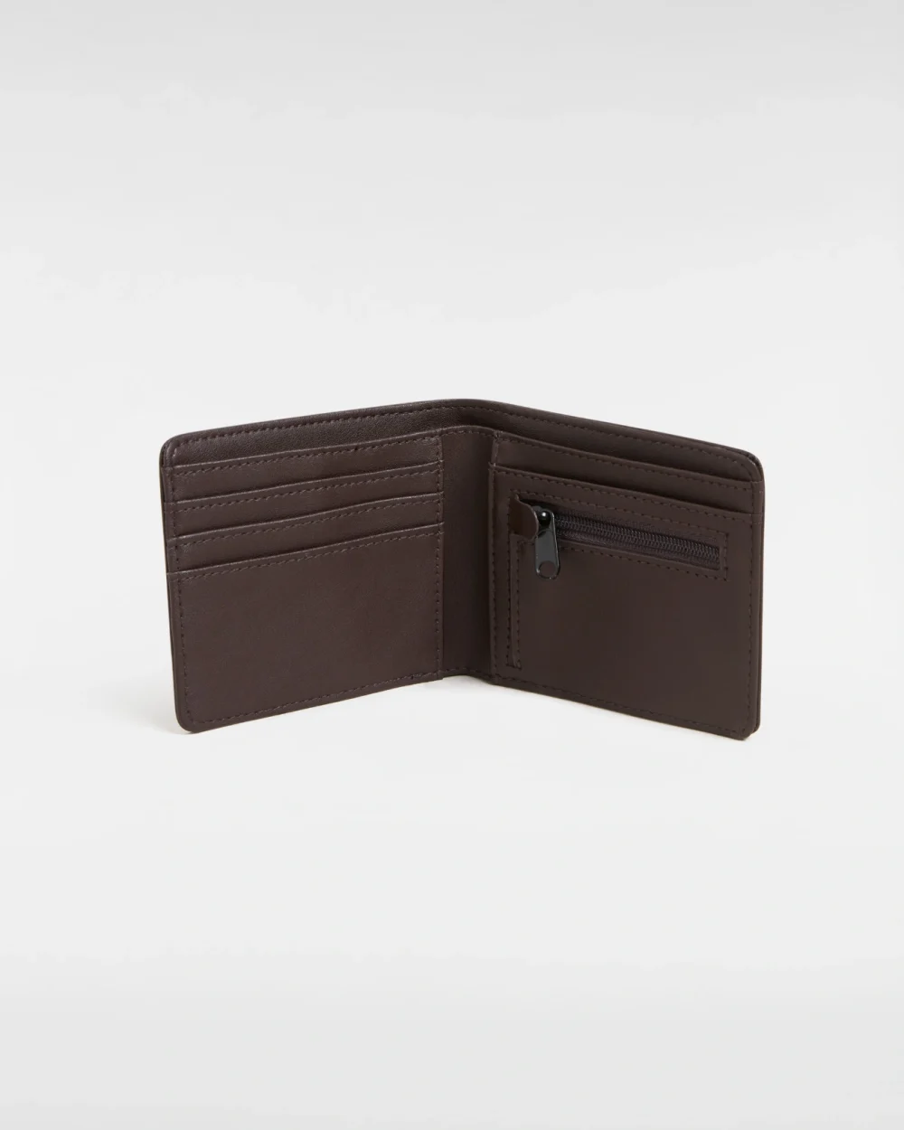VANS - ארנק Drop V Bifold – VA31J8DRB – dark-brown – 1