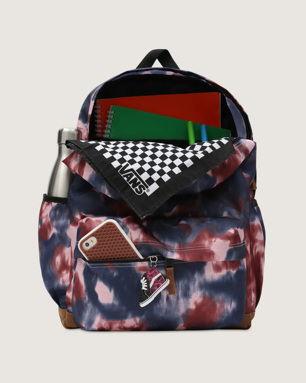 VANS - תיק גב Realm Plus – VA34GLYZZ – pomegranate-tie-dye – 1