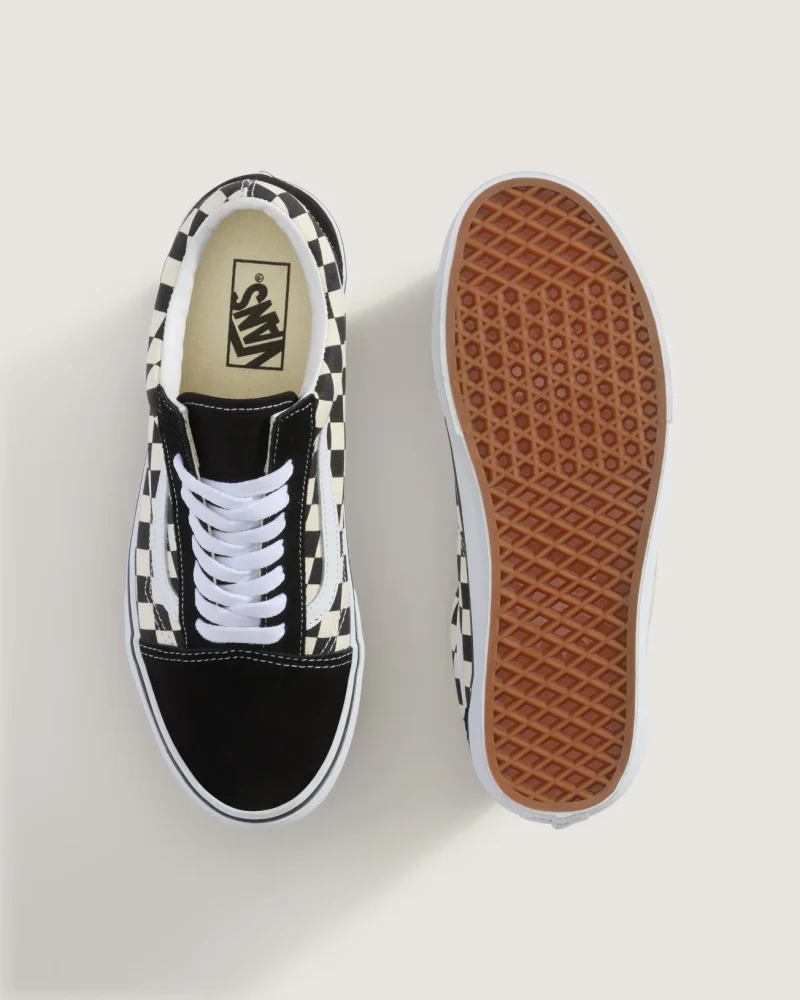 VANS - נעלי סניקרס Old Skool – VA38G1P0S – primary-check-blk-white – 2