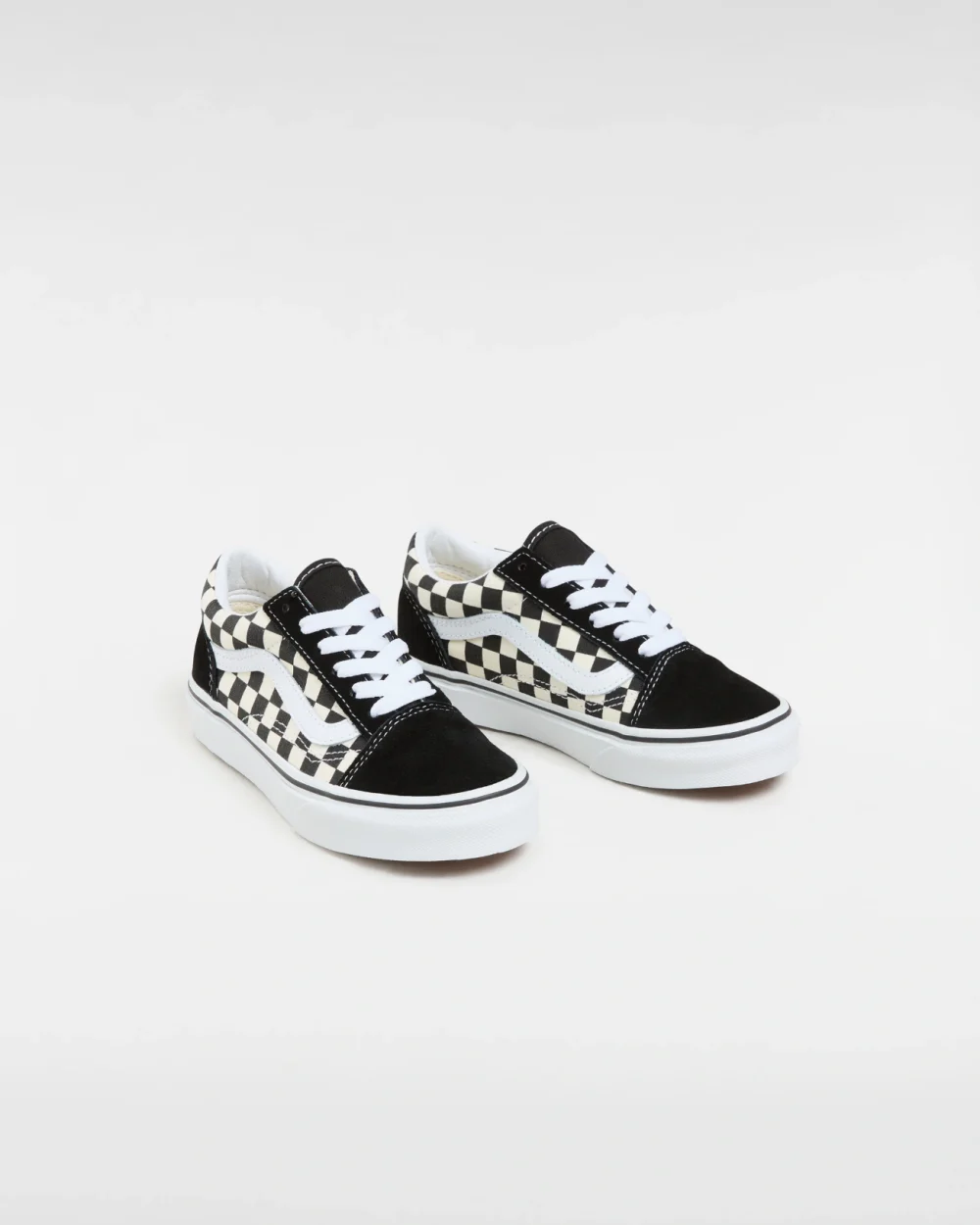 VANS - סניקרס ילדים Primary Check Old Skool – VA38HBP0S – primary-check-blk-white – 1