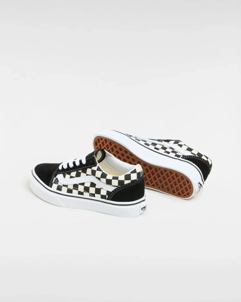 VANS - סניקרס ילדים Primary Check Old Skool – VA38HBP0S – primary-check-blk-white – 2