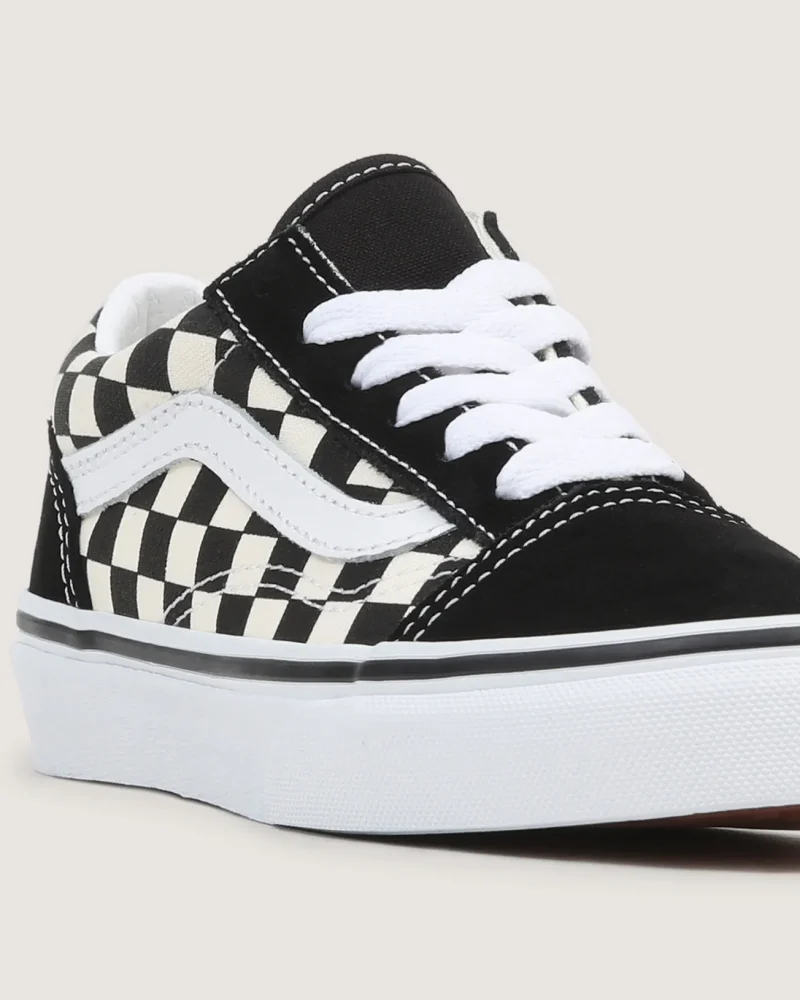 VANS - סניקרס ילדים Primary Check Old Skool – VA38HBP0S – primary-check-blk-white – 7
