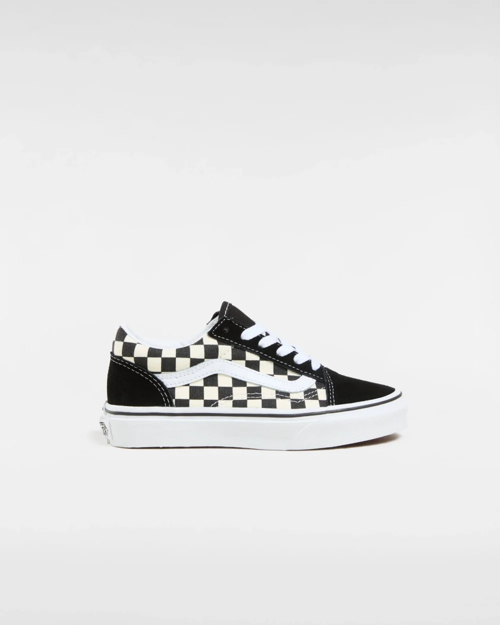 VANS - סניקרס ילדים Primary Check Old Skool – VA38HBP0S – primary-check-blk-white – 4