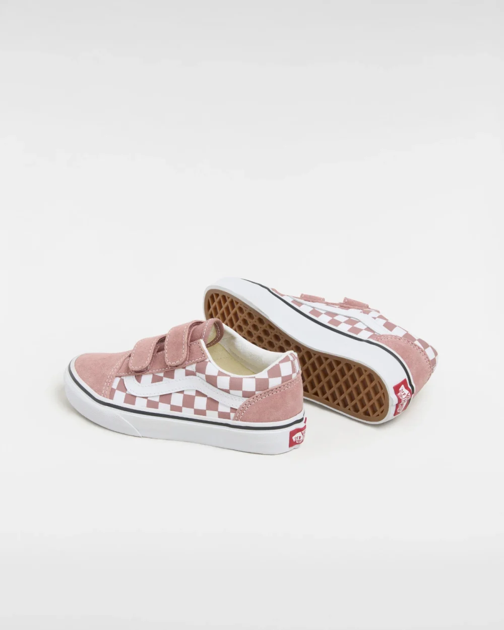 VANS - סניקרס ילדים Old Skool – VA38HDCHO – color-theory-checkerboard-withered-rose – 2