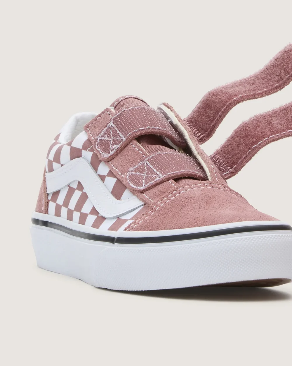 VANS - סניקרס ילדים Old Skool – VA38HDCHO – color-theory-checkerboard-withered-rose – 5