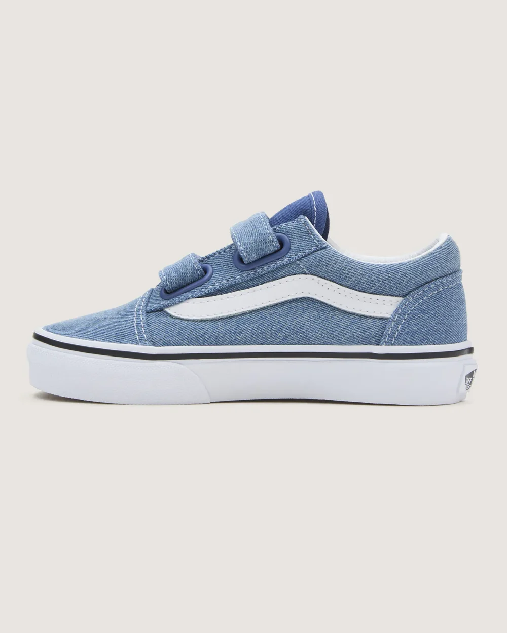 VANS - סניקרס ילדים Old Skool – VA38HDNWD – denim-navy-true-white – 1