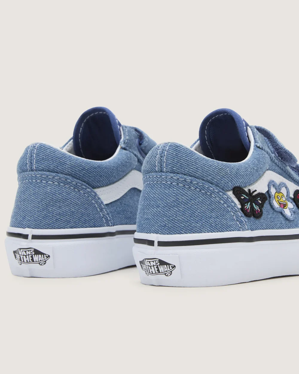 VANS - סניקרס ילדים Old Skool – VA38HDNWD – denim-navy-true-white – 4