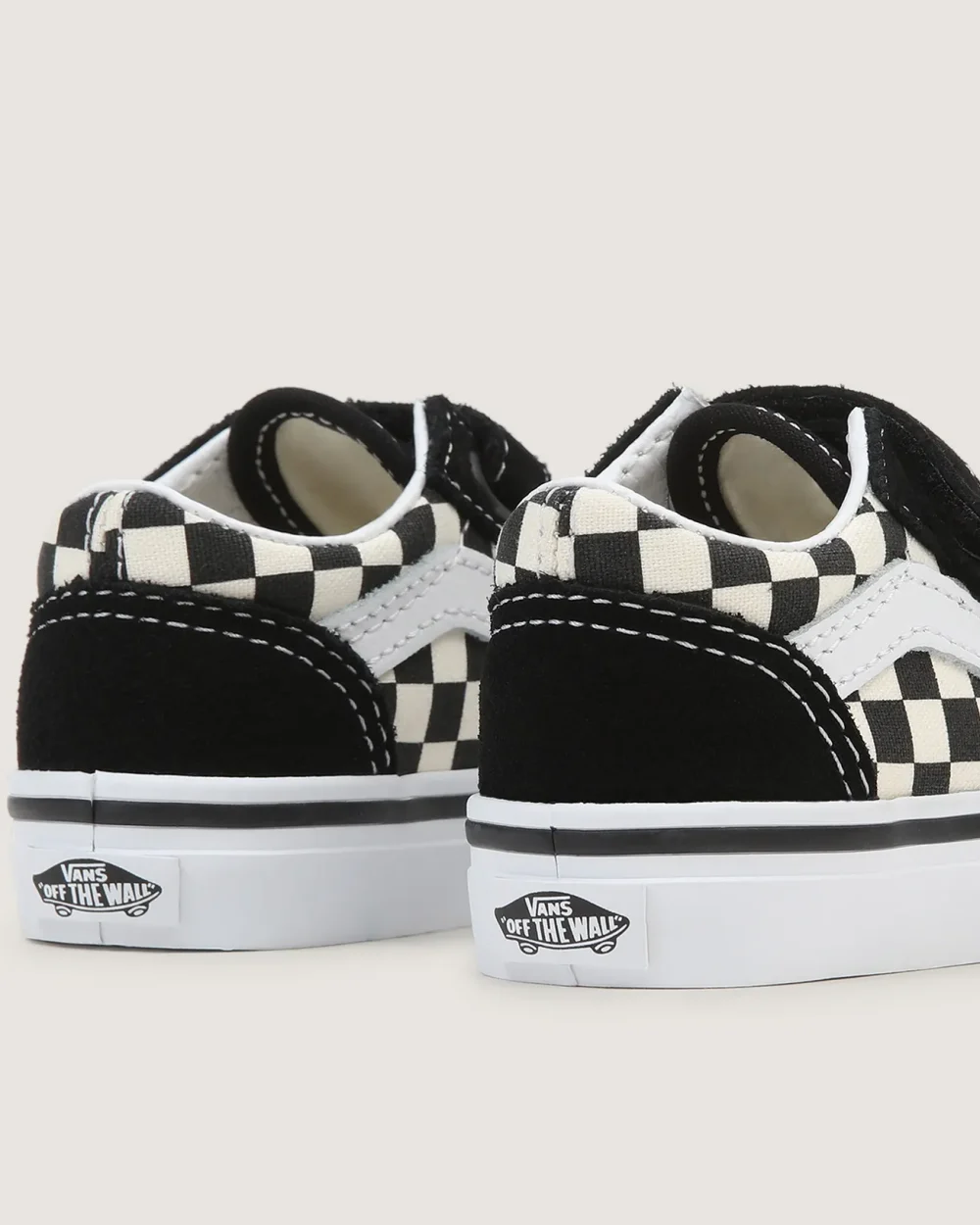 VANS - נעלי תינוקות Old Skool – VA38JNP0S – primary-check-blk-white – 7