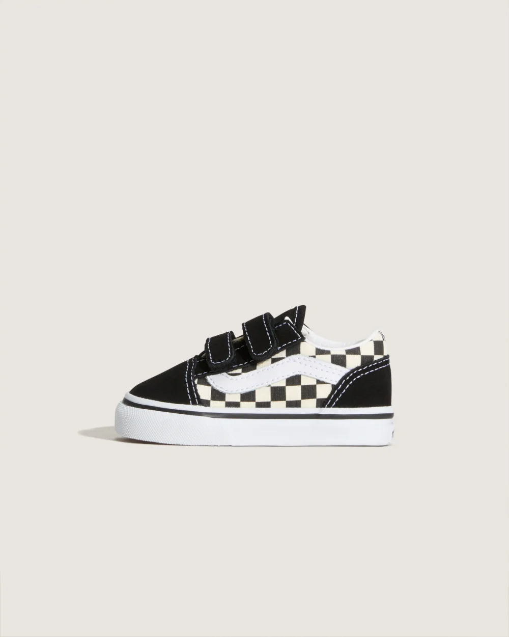 VANS - נעלי תינוקות Old Skool – VA38JNP0S – primary-check-blk-white – 1